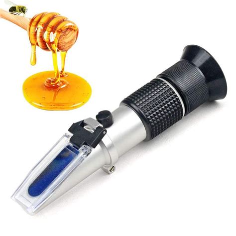 refractometer for honey testing|how to calibrate honey refractometer.